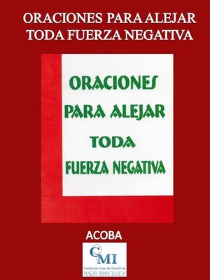 cover image of Oraciones para Alejar Toda Fuerza Negativa